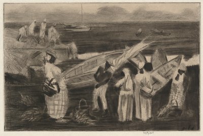 Marktboote von George Overbury Hart