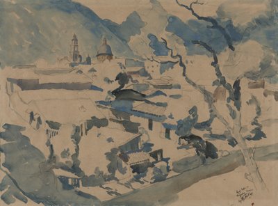 Dächer in Orizaba, Mexiko von George Overbury Hart