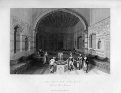 Ein türkisches Diwan, Damaskus, Syrien, 1841 von George Presbury