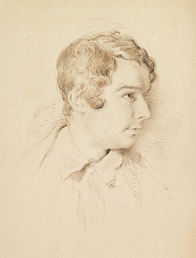 Kopf eines Mannes von George Richmond