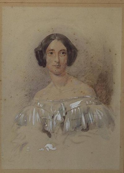 Porträt von Fanny (Frances) Cartwright von George Richmond