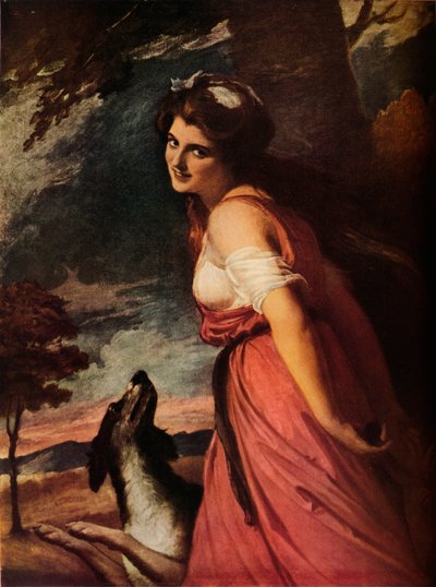 Lady Hamilton als Bacchantin, 1785 von George Romney