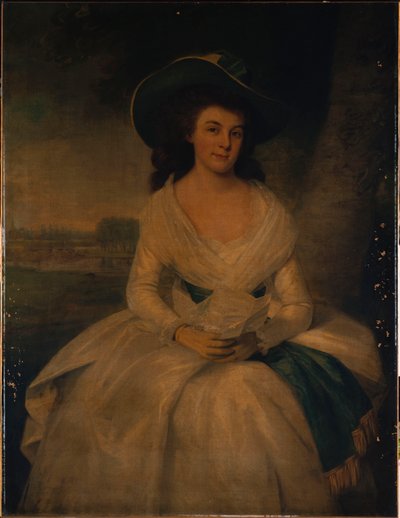 Porträt von Lady Gordon von George Romney