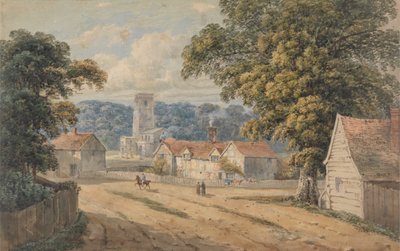 Das Dorf Aldbury, Hertfordshire von George Shepheard