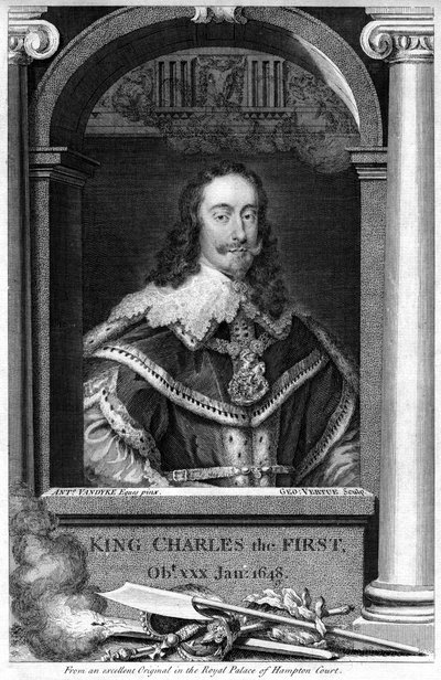 Karl I. von England von George Vertue