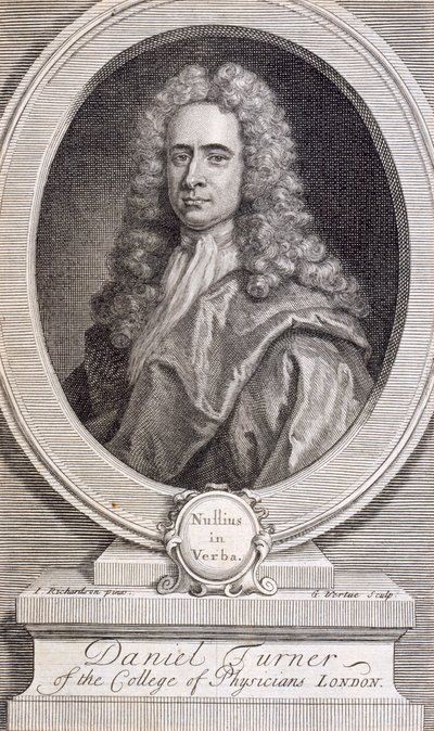 Daniel Turner, MD, LRCP, Arzt, 1717 von George Vertue