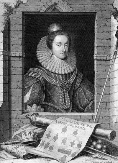 Elisabeth von Böhmen von George Vertue