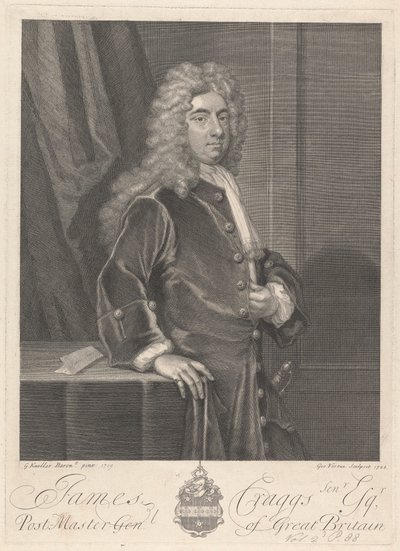 James Craggs der Ältere von George Vertue