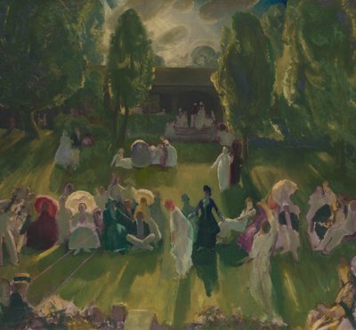 Tennis in Newport, 1919 von George Wesley Bellows