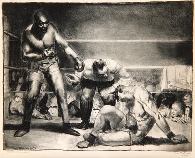 Die weiße Hoffnung, 1921 von George Wesley Bellows