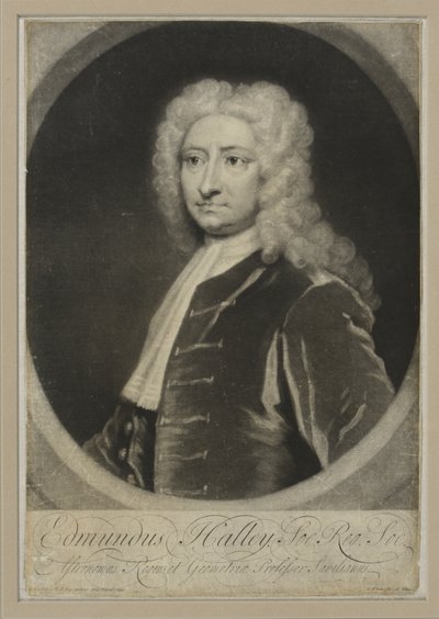 Edmundus Halley, ca. 1705 von George White