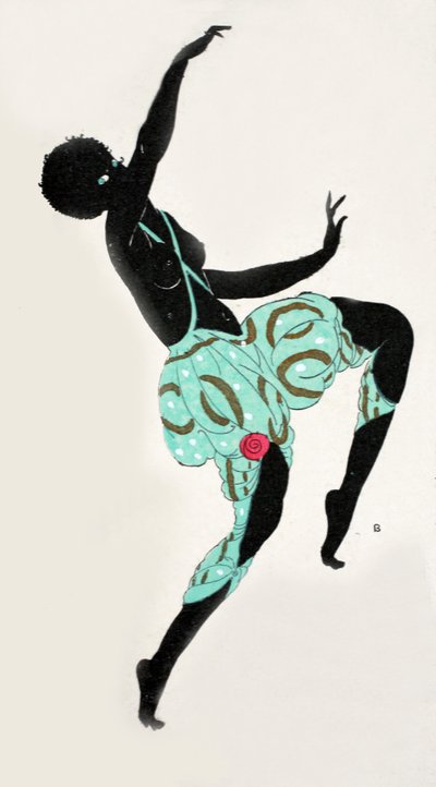 Tanzendes Mädchen von Georges Barbier