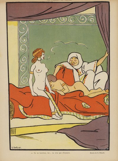 Illustration für Le Rire von Georges Delaw