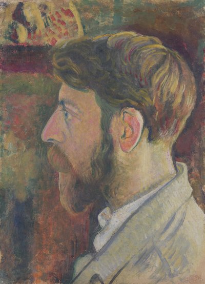Selbstporträt im Profil, ca. 1900-05 von Georges Lemmen