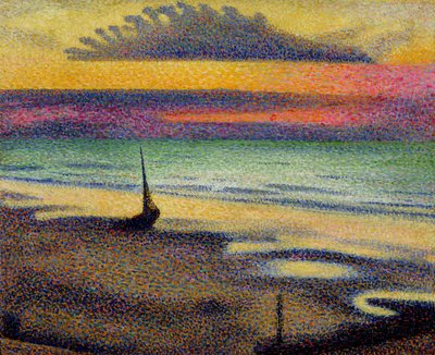 Der Strand von Heist, 1891-92 von Georges Lemmen
