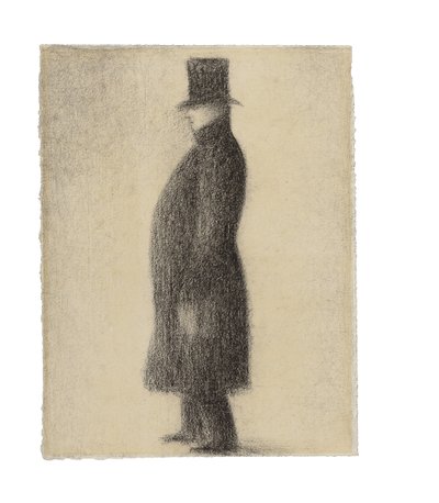 Der Zylinderhut, ca. 1883 von Georges Pierre Seurat