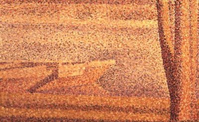 Bäume und Boote von Georges Pierre Seurat