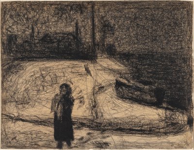 Die Zone (Außerhalb der Stadtmauern) von Georges Seurat