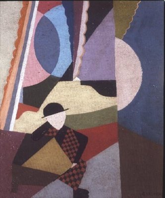 Mann mit einem Stock von Georges Valmier