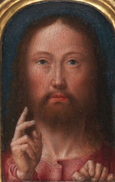 Christus segnet, ca. 1500-1505 von Gerard David