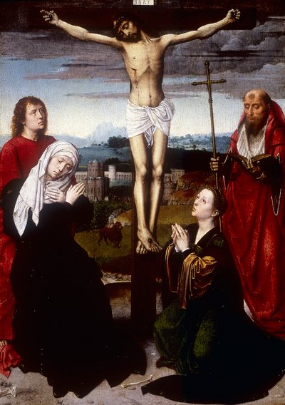 Kreuzigung, frühes 16. Jahrhundert von Gerard David