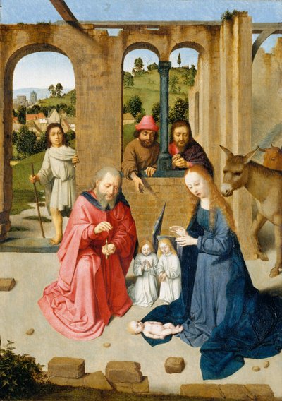 Die Geburt Christi, ca. 1482 von Gerard David