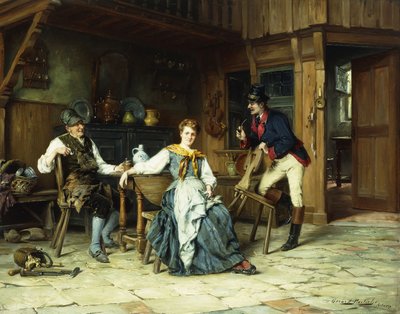 Nachmittagsbesucher von Gerard Portielje