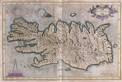 Island von Gerardus Mercator