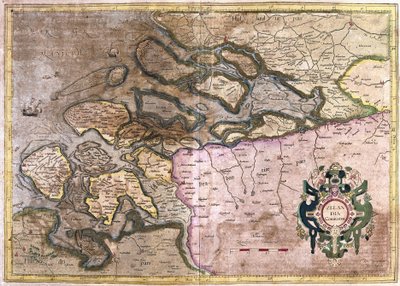 Zeeland, Niederlande (Gravur) von Gerardus Mercator