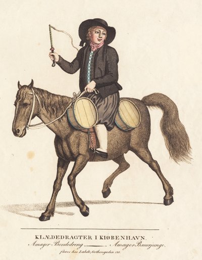 Amager Bauernjunge von Gerhard Ludvig Lahde