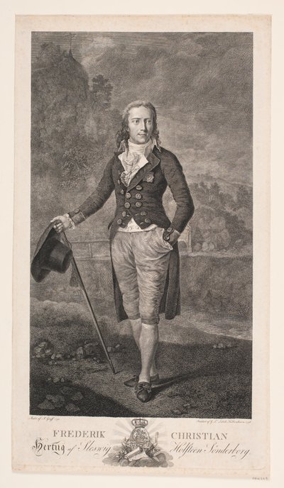 Friedrich Christian, Herzog von Schleswig von Gerhard Ludvig Lahde