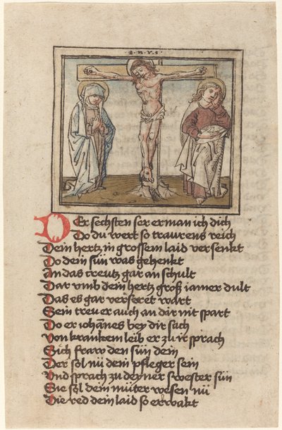 Die Kreuzigung von German 15th Century