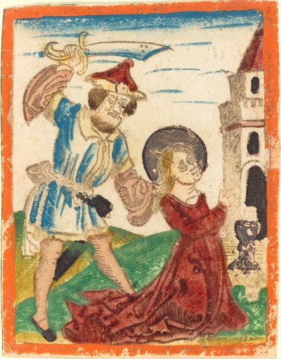 Das Martyrium der Heiligen Barbara von German 15th Century