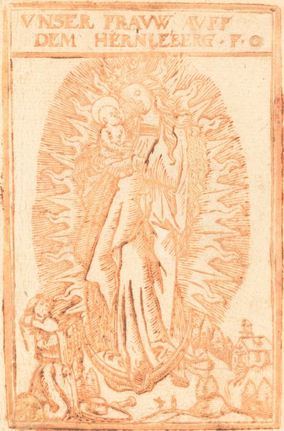 Madonna von Hernleberg von German 17th Century