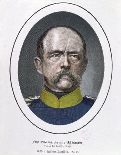 Kanzler Otto Von Bismarck (1815-98) ca. 1871 von German School