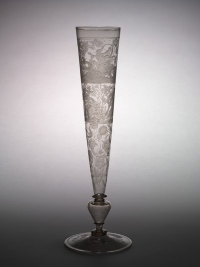 Flötenglas, frühe 1600er Jahre von German School