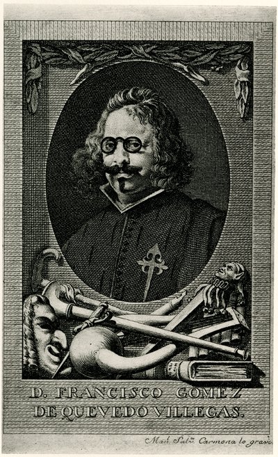 Francisco Gomez de Quevedo y Villegas von German School