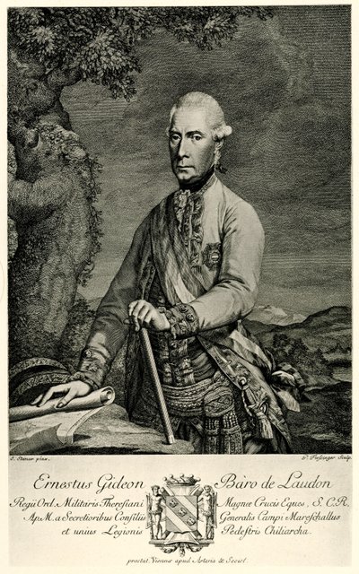 Gideon Ernst Freiherr von Laudon von German School