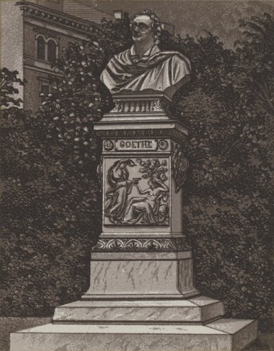 Goethe-Denkmal (Litho) von German School