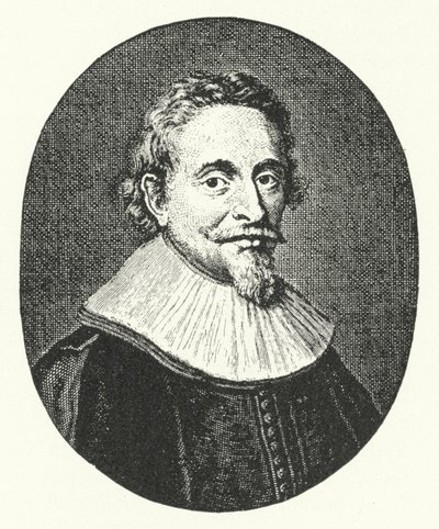 Hugo Grotius, niederländischer Jurist (Stich) von German School