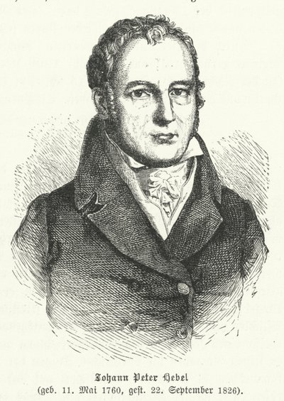 Johann Peter Hebel, deutscher Dichter von German School