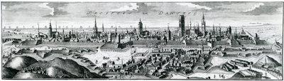 Panoramablick auf Danzig (Gdansk) von German School