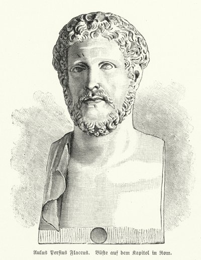 Persius, römischer Dichter von German School