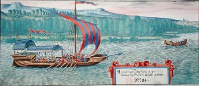 Türkische Galeere des Sultans von German School