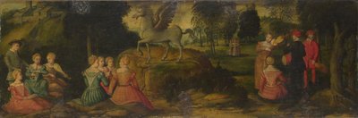 Pegasus und die Musen, ca. 1540 von Gerolamo Romanino
