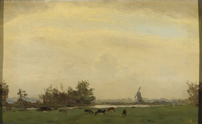 Wiesenlandschaft an der Spaarne von Gerrit Willem Dijsselhof