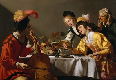 Konzert, ca. 1627 von Gerrit van Honthorst