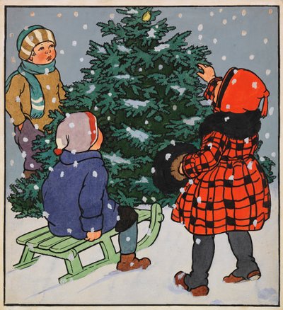 Illustration zu Mein liebes kleines Buch, 1928 von Gertrud Caspari