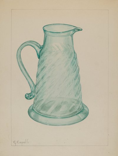 Melassekrug, um 1937 von Giacinto Capelli