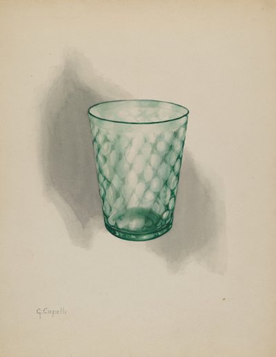 Trinkglas, ca. 1937 von Giacinto Capelli